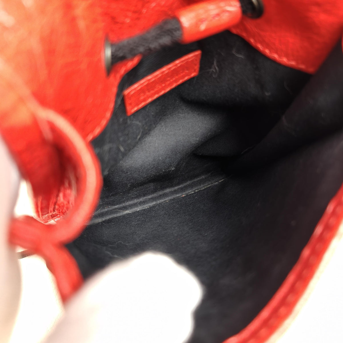Balenciaga Logo Red Phone Crossbody Bag
