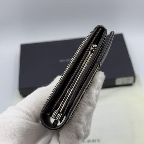 Vintage Check Long Bifold Wallet