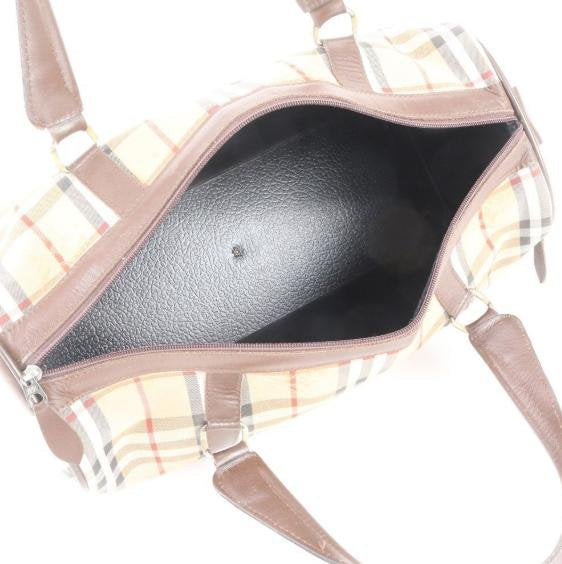 Vintage Check Duffle Handbag