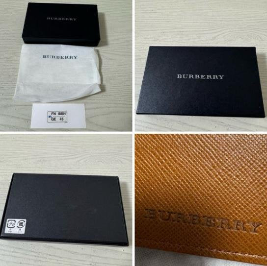 Burberry Brown Saffiano Eyeglasses Case
