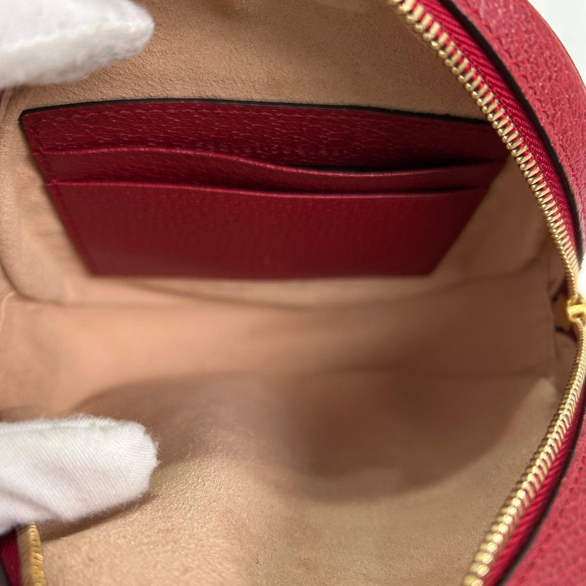 Pre-Owned Gucci Ophidia Flora Round Crossbody Bag