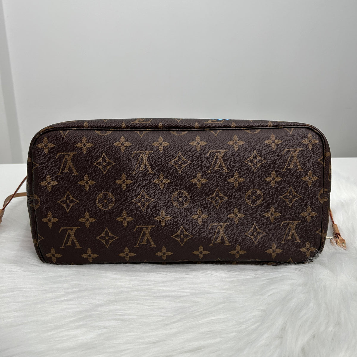 Pre-owned Louis Vuitton Coated Canvas Shoulder Bags x Yayoi Kusama Neverfull MM Monogram Canvas Tote Bag with Sun Prints