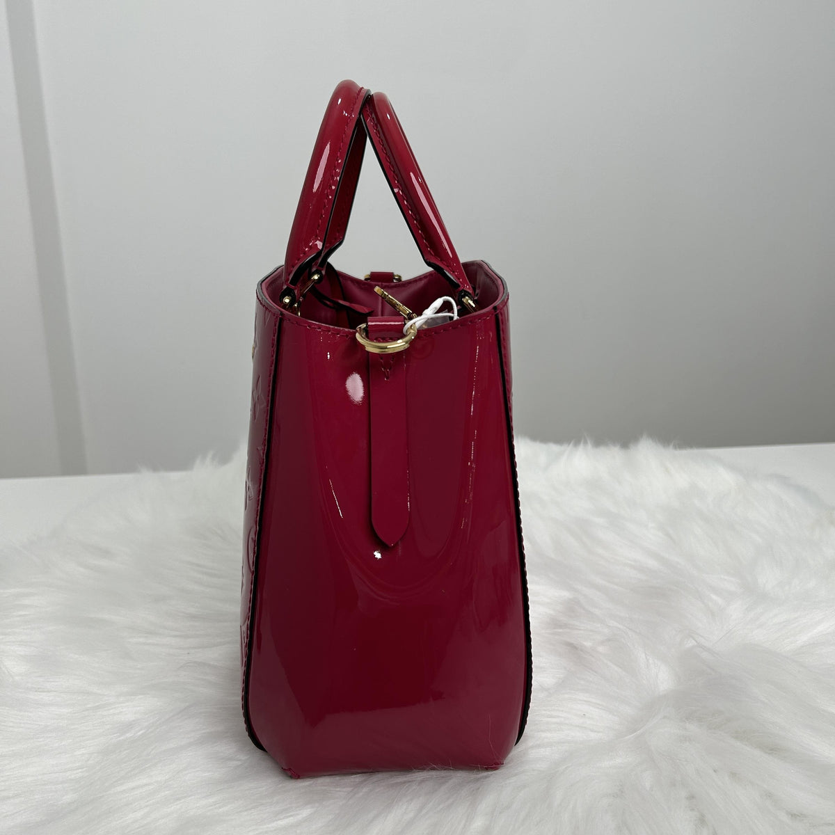 Montaigne BB Monogram Vernis Handbag