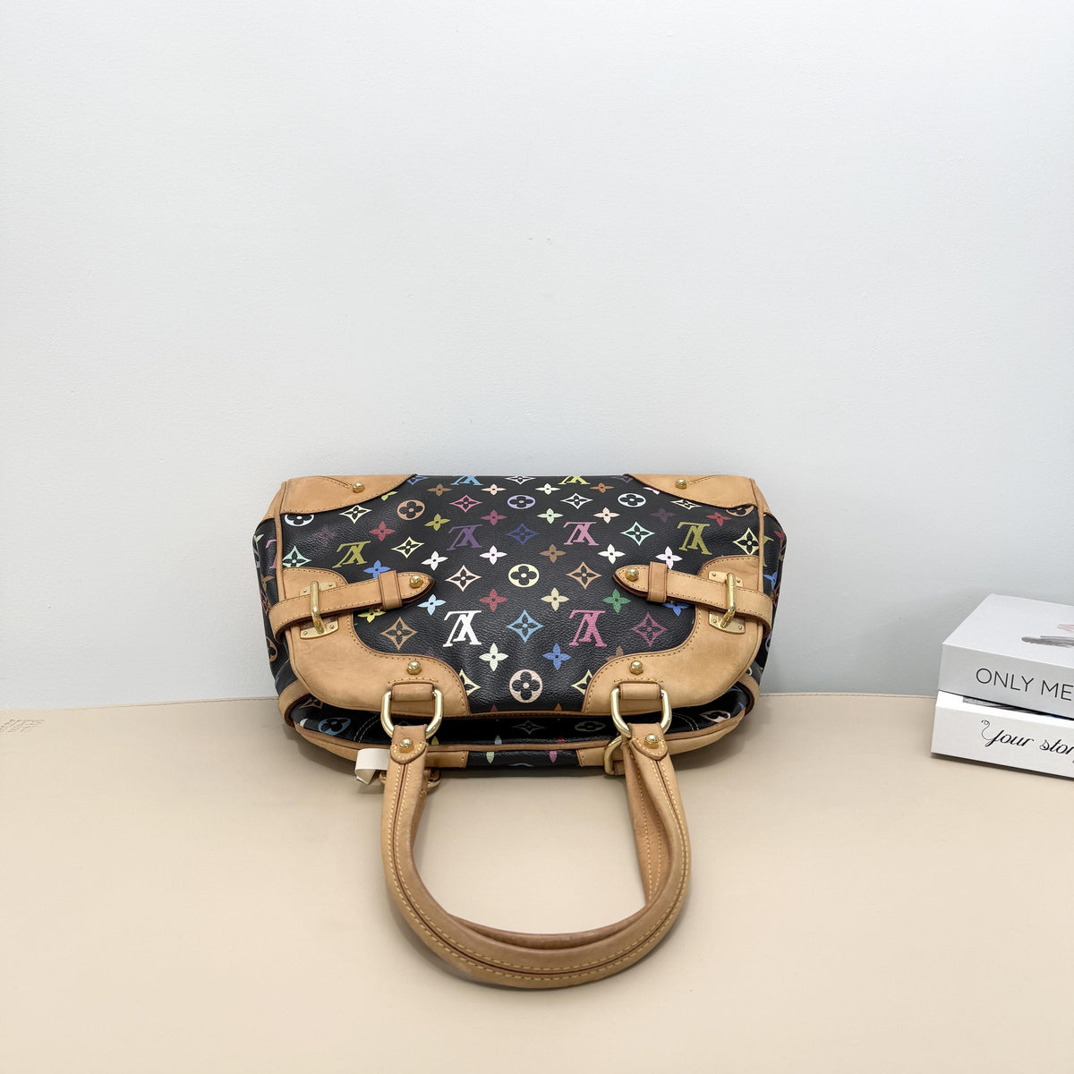 Louis Vuitton Multicolore Black Claudia Handbag