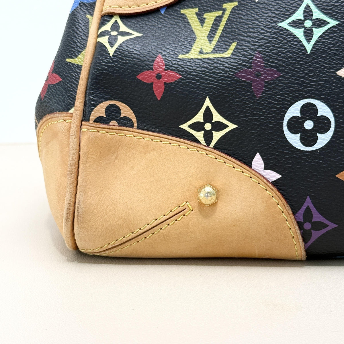 Louis Vuitton Multicolore Black Claudia Handbag