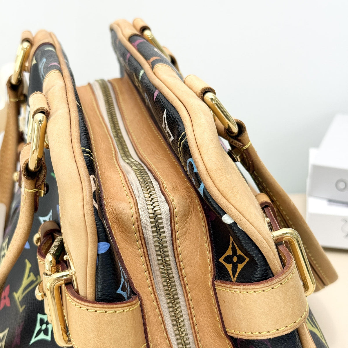 Louis Vuitton Multicolore Black Claudia Handbag