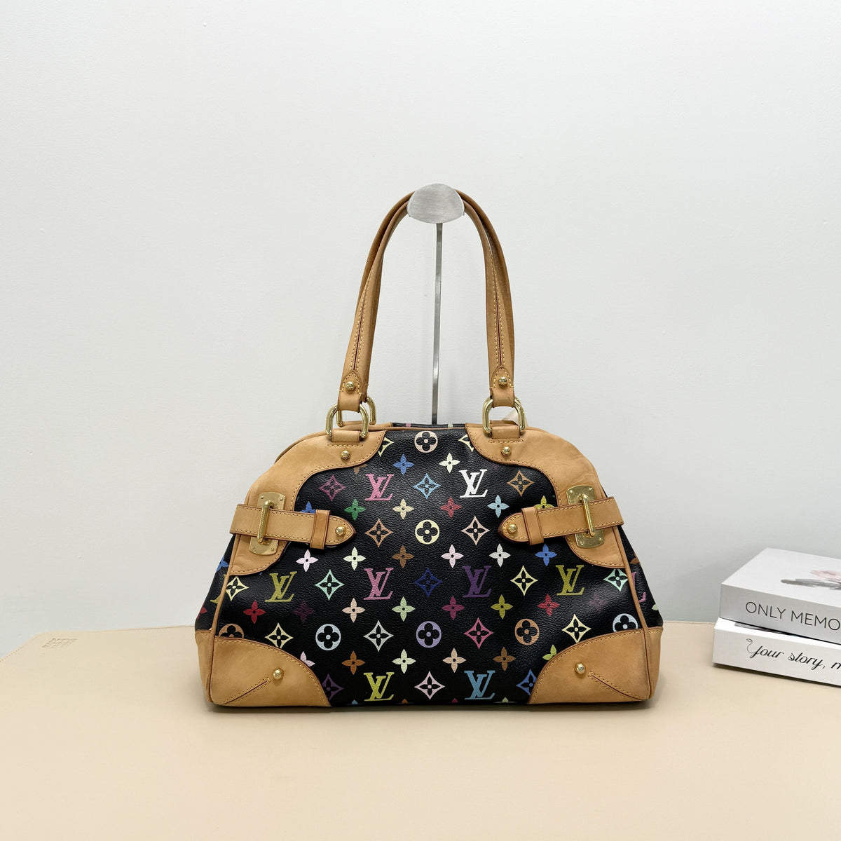 Louis Vuitton Multicolore Black Claudia Handbag