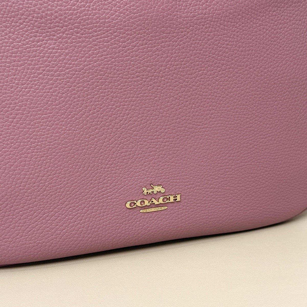 Coach Dusty Pink Grained Leather Shoulder Crossbody Bag 8061804