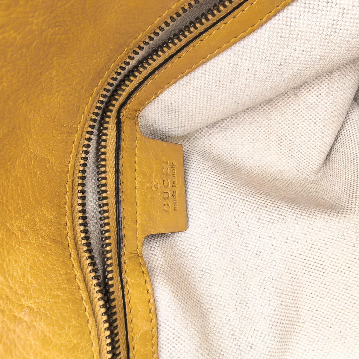 GG & Leather Bamboo Handle Tote Bag