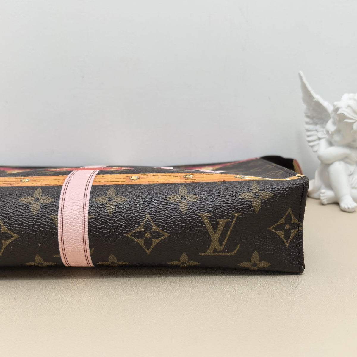 Clutches & Wristlets Monogram Summer Limited Trunk Print Toiletry Pouch Clutch Bag