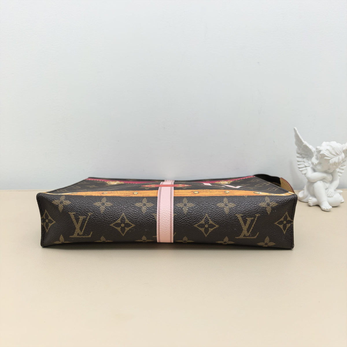 Clutches & Wristlets Monogram Summer Limited Trunk Print Toiletry Pouch Clutch Bag