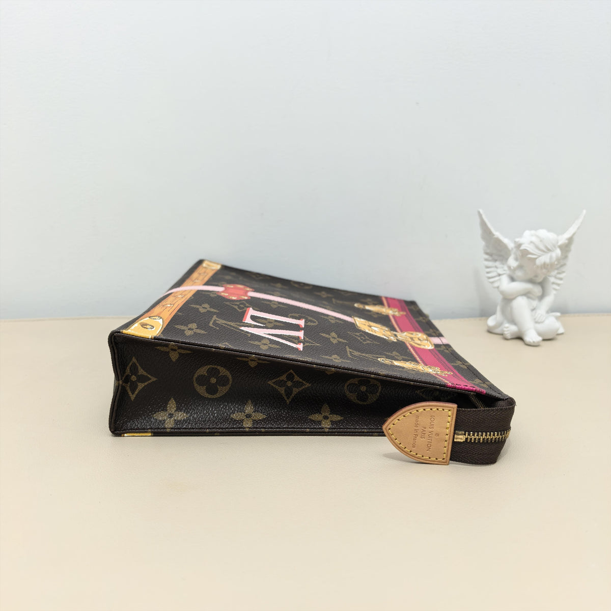 Clutches & Wristlets Monogram Summer Limited Trunk Print Toiletry Pouch Clutch Bag