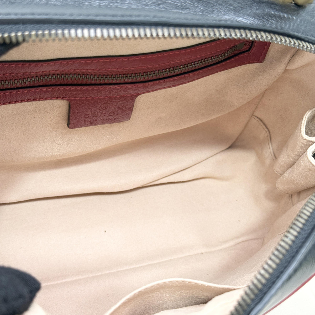 GG Marmont Diagonal Quilted Leather Bamboo Handle Camera Crossbody Bag