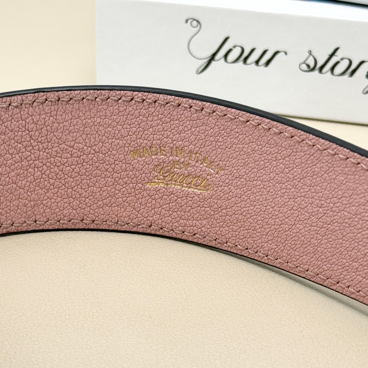 GG Marmont Pink Grained Crescent Hobo Shoulder Bag
