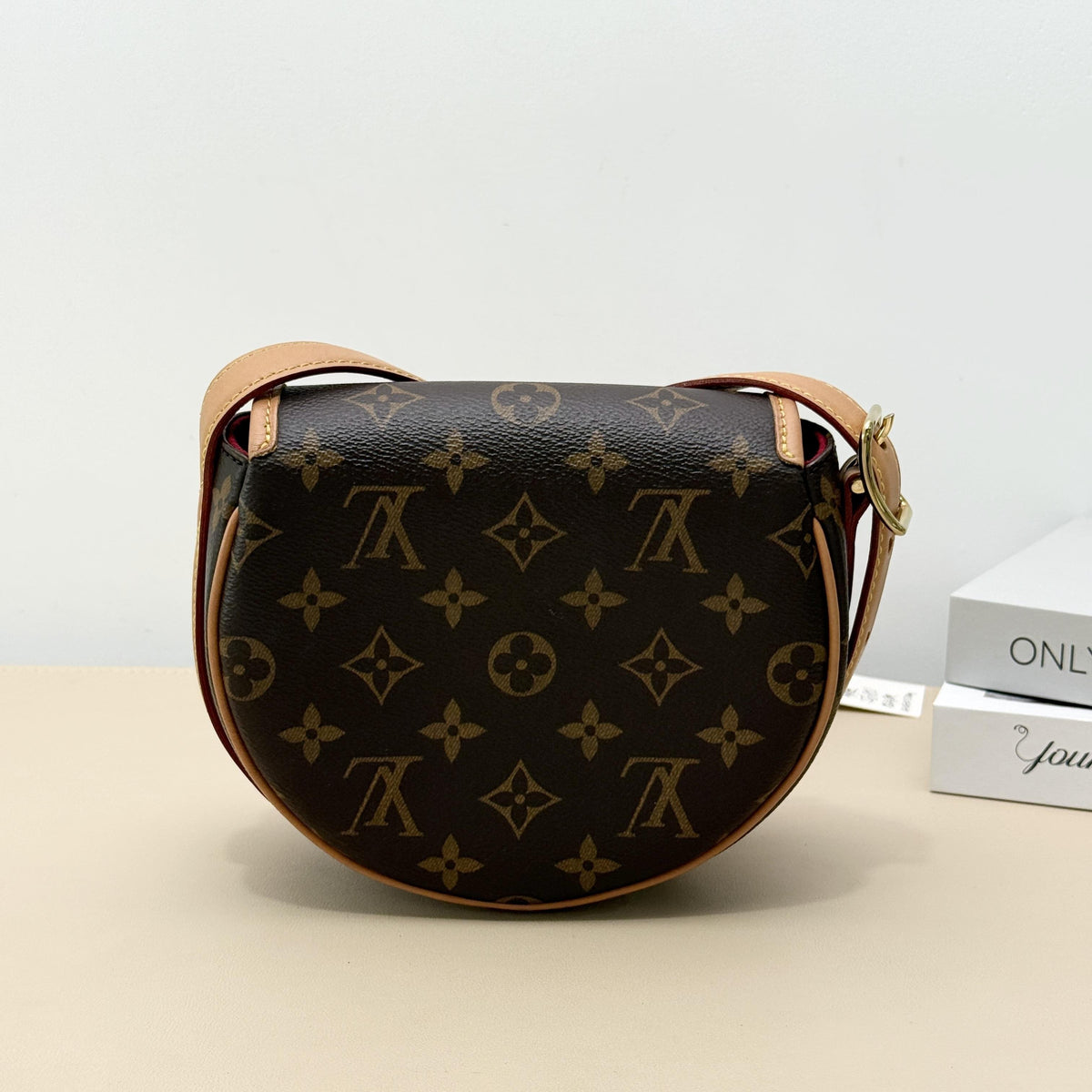 Vintage Monogram Saddle Flap Crossbody Bag