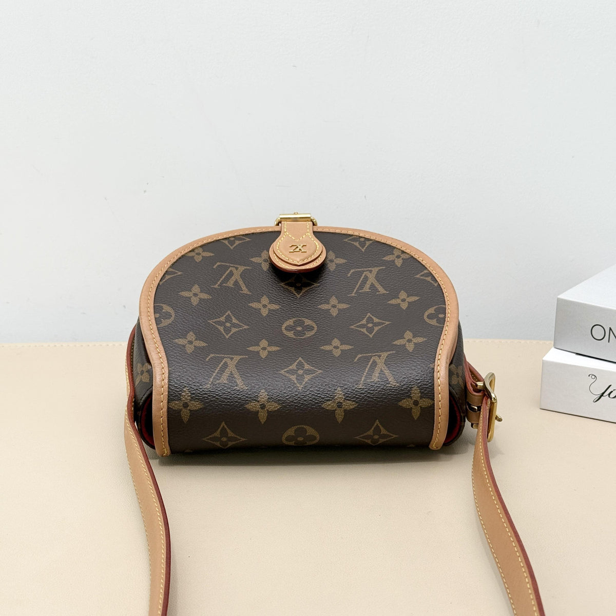 Vintage Monogram Saddle Flap Crossbody Bag