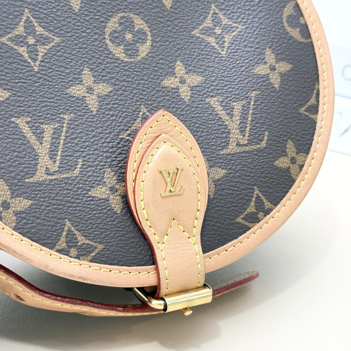 Vintage Monogram Saddle Flap Crossbody Bag
