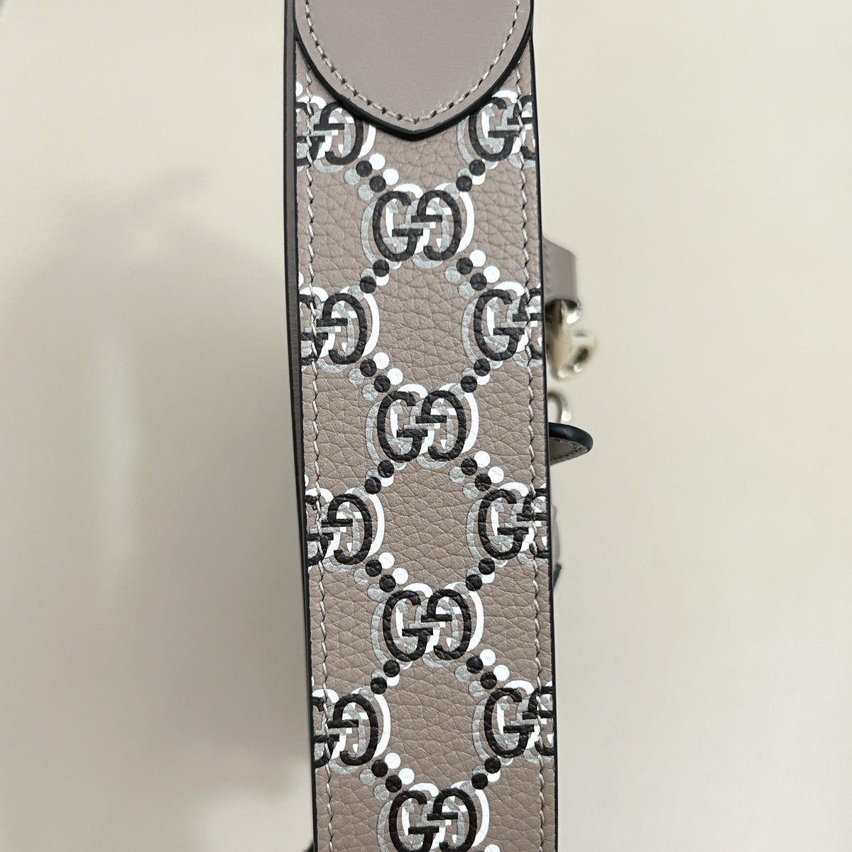 Gucci GG Embossed Leather Mini Vertical Bucket Crossbody Bag