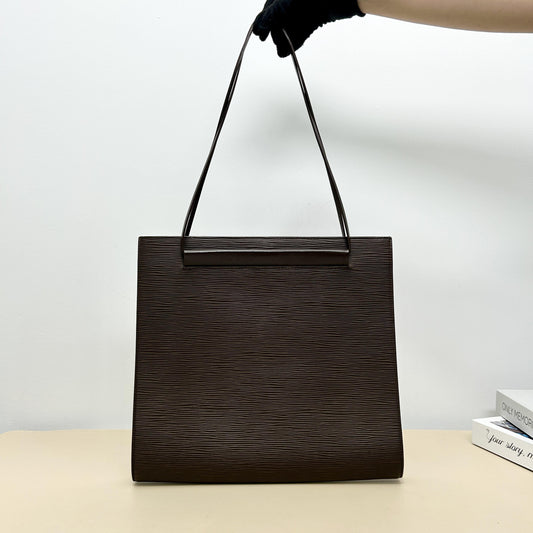 Louis Vuitton Saint Jacques Dark Brown Vertical Tote Bag