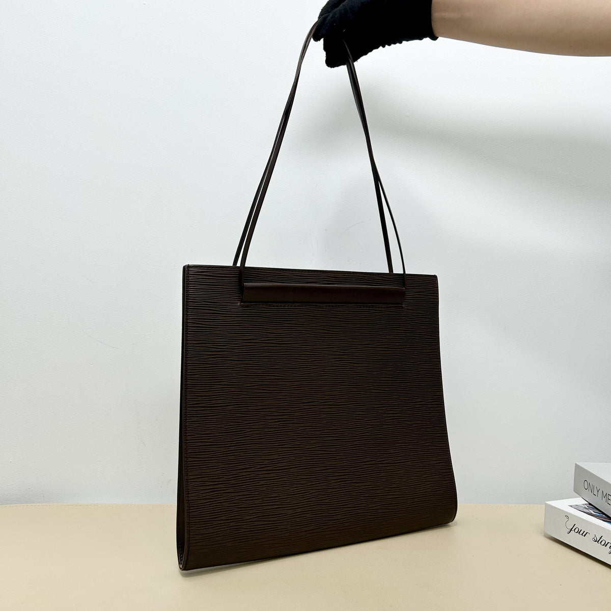 Louis Vuitton Saint Jacques Dark Brown Vertical Tote Bag