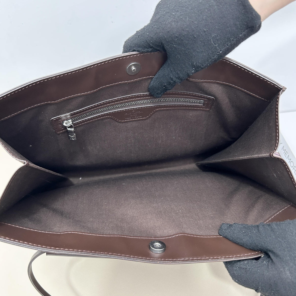 Louis Vuitton Saint Jacques Dark Brown Vertical Tote Bag