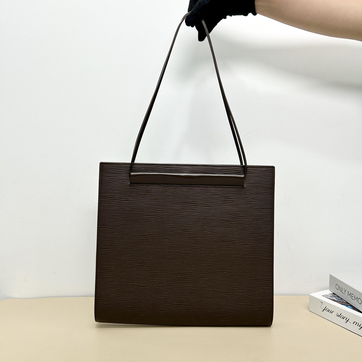 Louis Vuitton Saint Jacques Dark Brown Vertical Tote Bag
