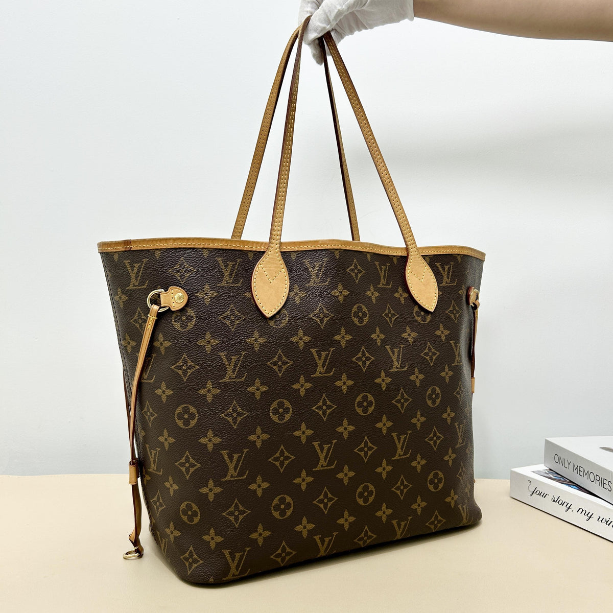 Monogram Neverfull MM Tote Handbag