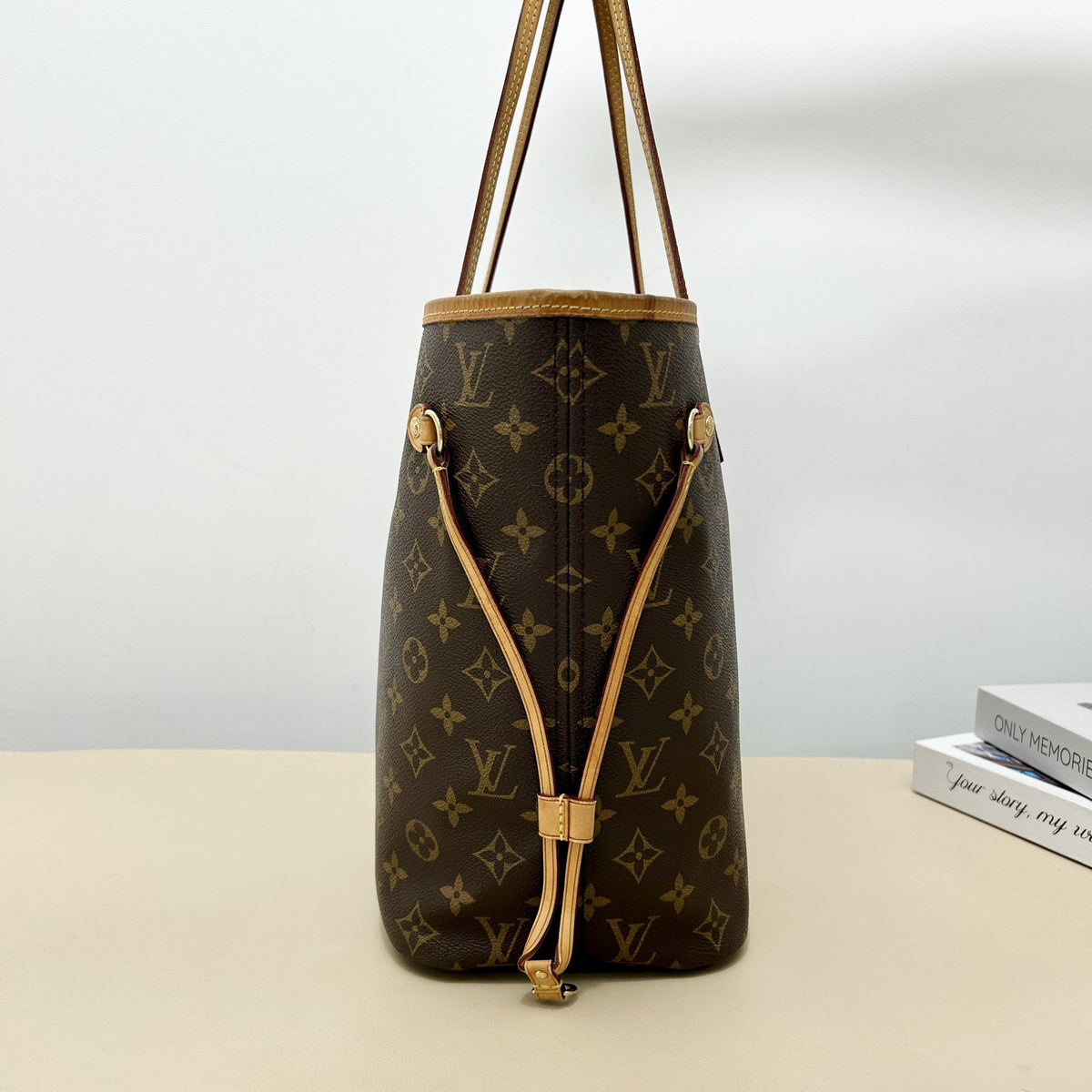 Monogram Neverfull MM Tote Handbag