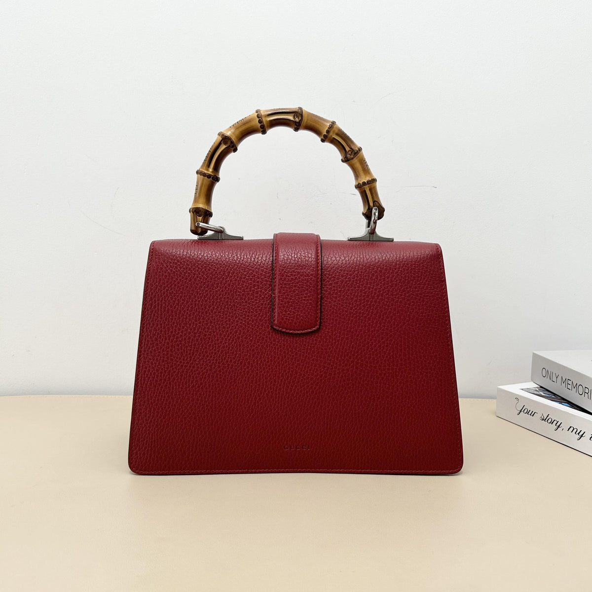 Dionysus Bamboo Top‑Handle Flap Bag