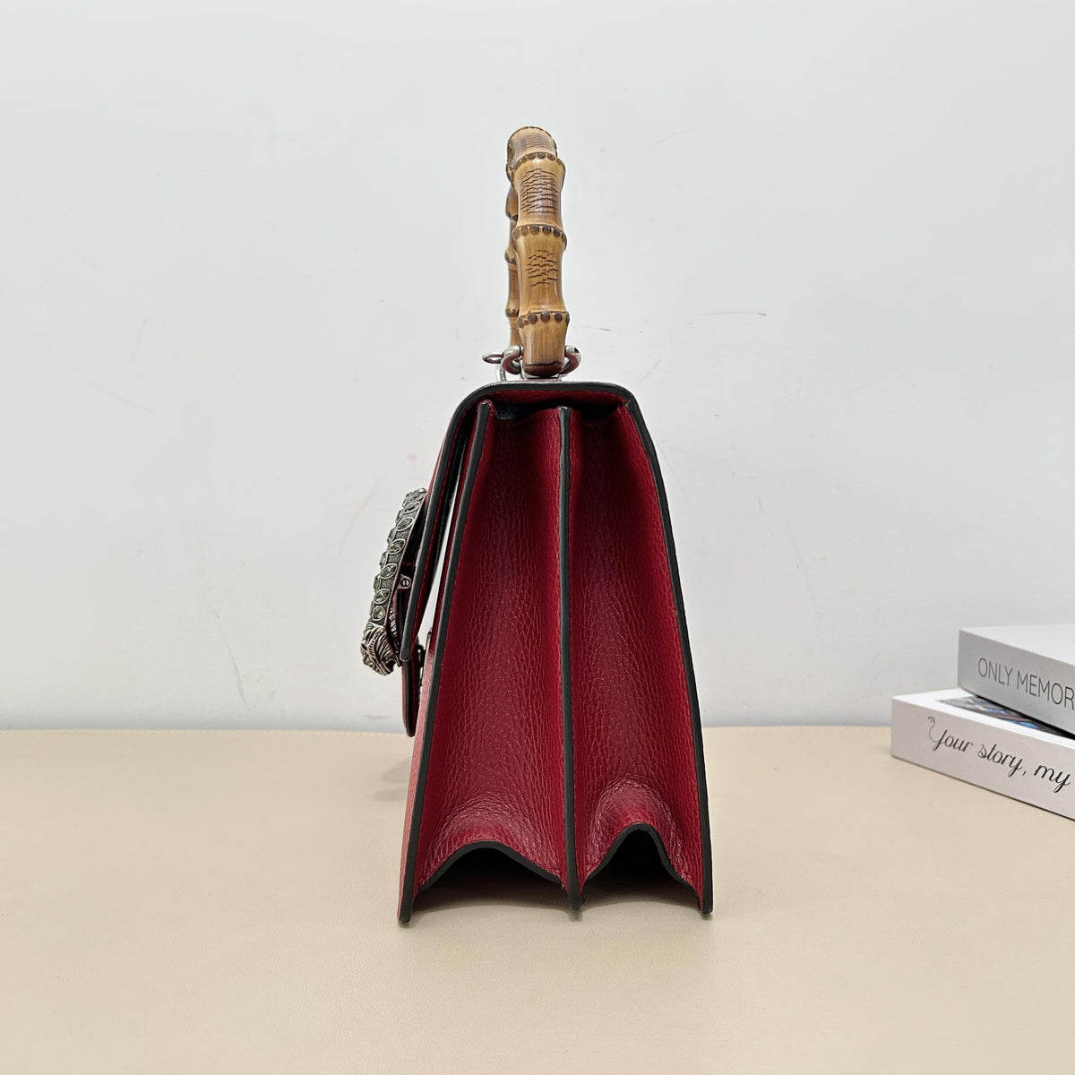 Dionysus Bamboo Top‑Handle Flap Bag