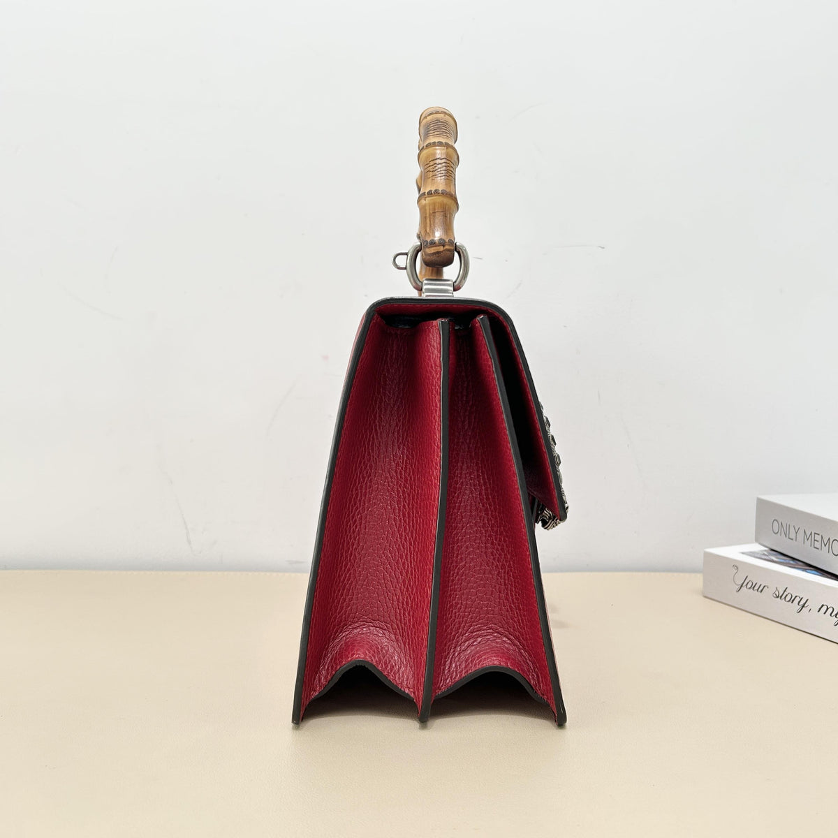 Dionysus Bamboo Top‑Handle Flap Bag
