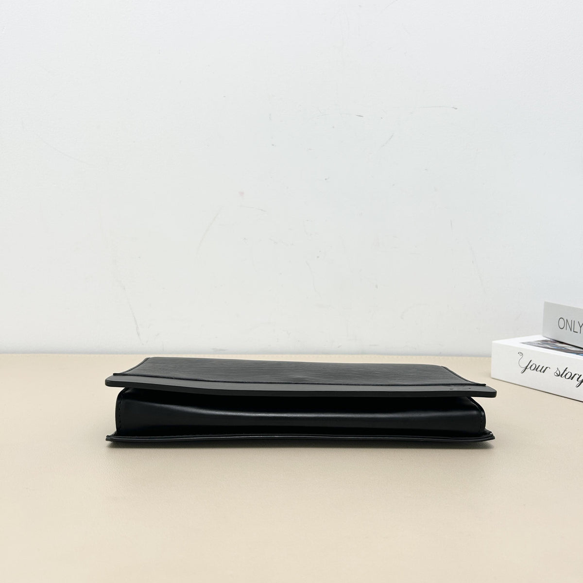 Louis Vuitton Black Epi Leather Long Flap Wallet