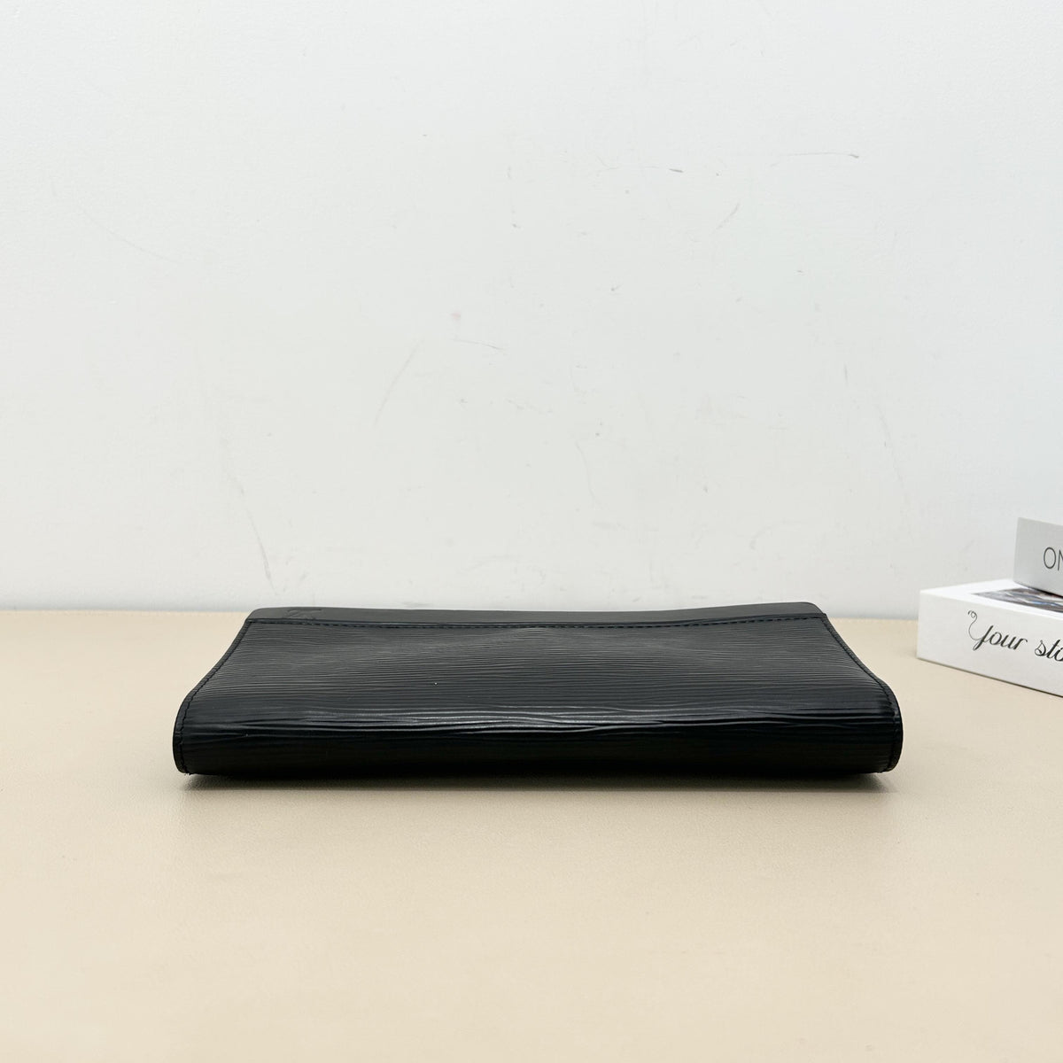Louis Vuitton Black Epi Leather Long Flap Wallet