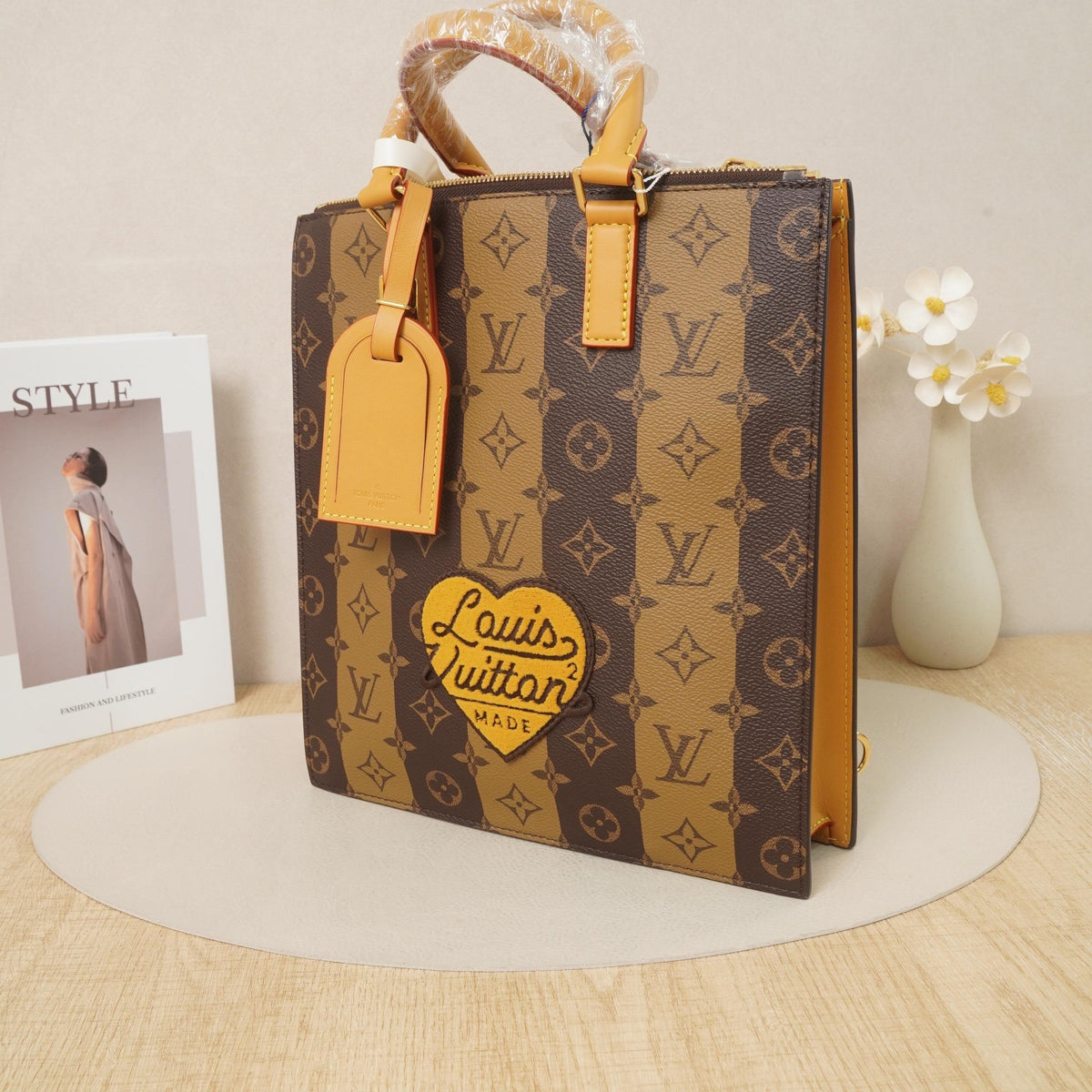 Pre-owned Louis Vuitton Coated Canvas Tote Bags Limited Edition Monogram Tote