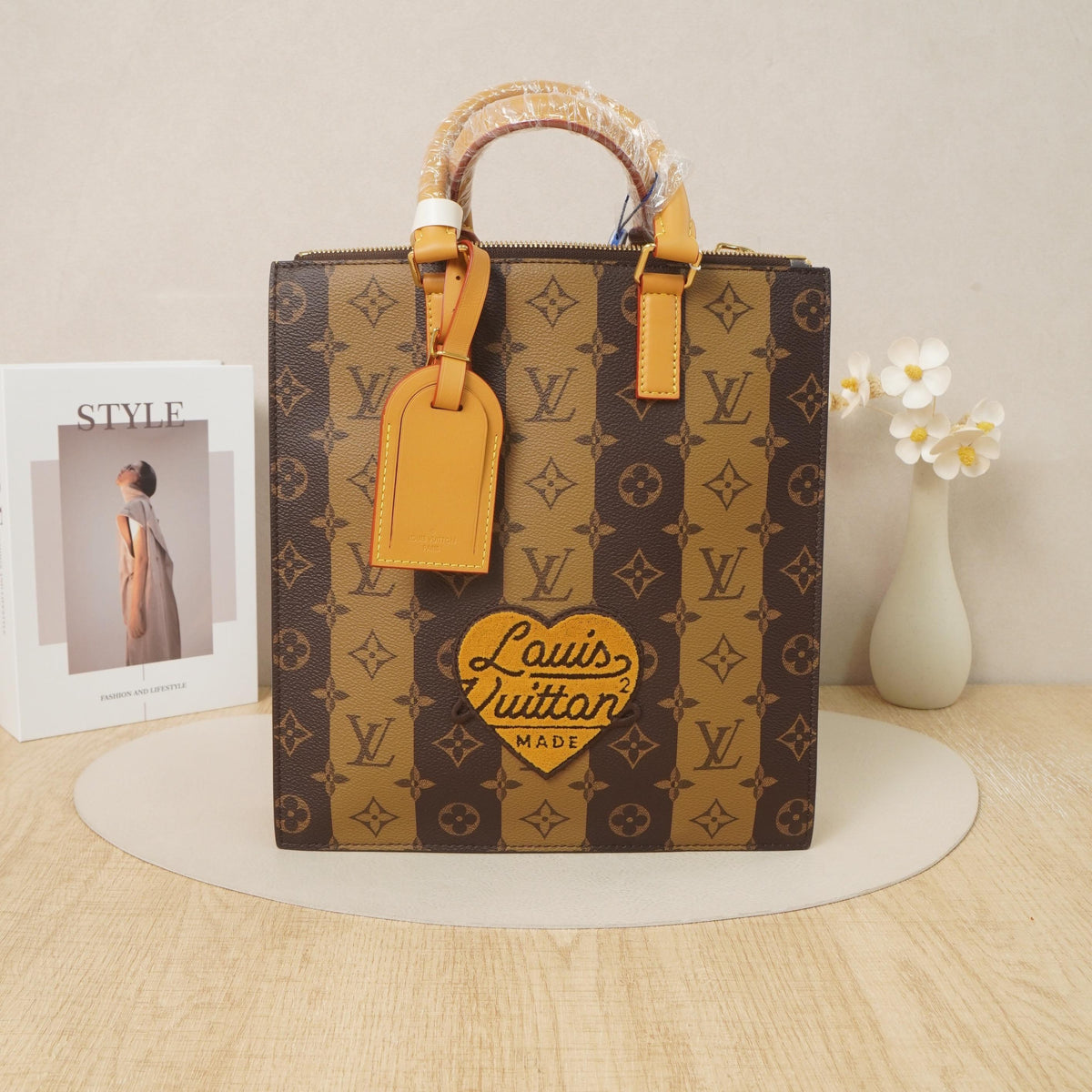 Pre-owned Louis Vuitton Coated Canvas Tote Bags Limited Edition Monogram Tote