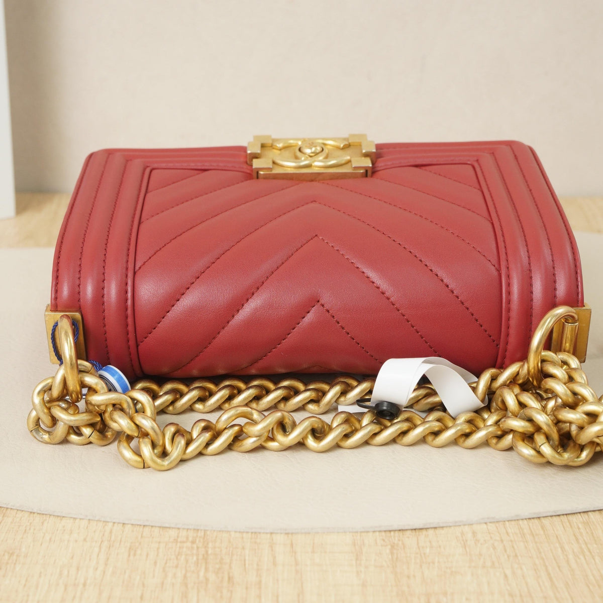 Le Boy Small Chevron Flap