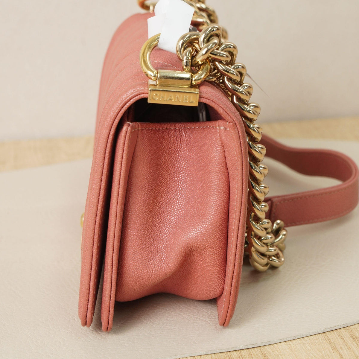Le Boy Small Chevron Flap