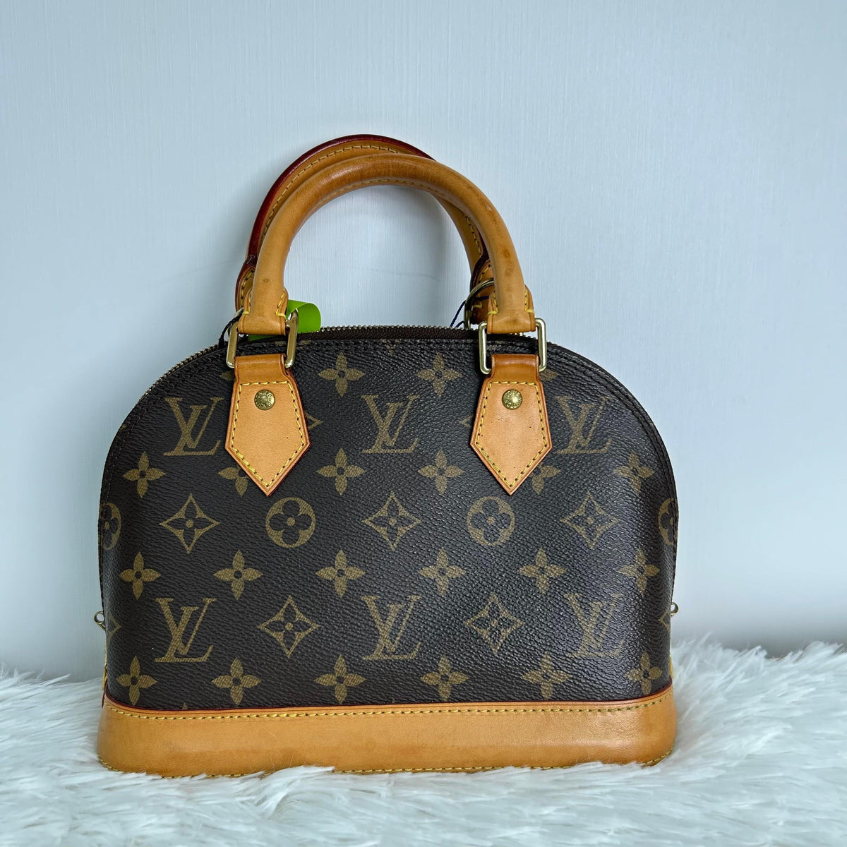 Alma BB Monogram Canvas Handbag
