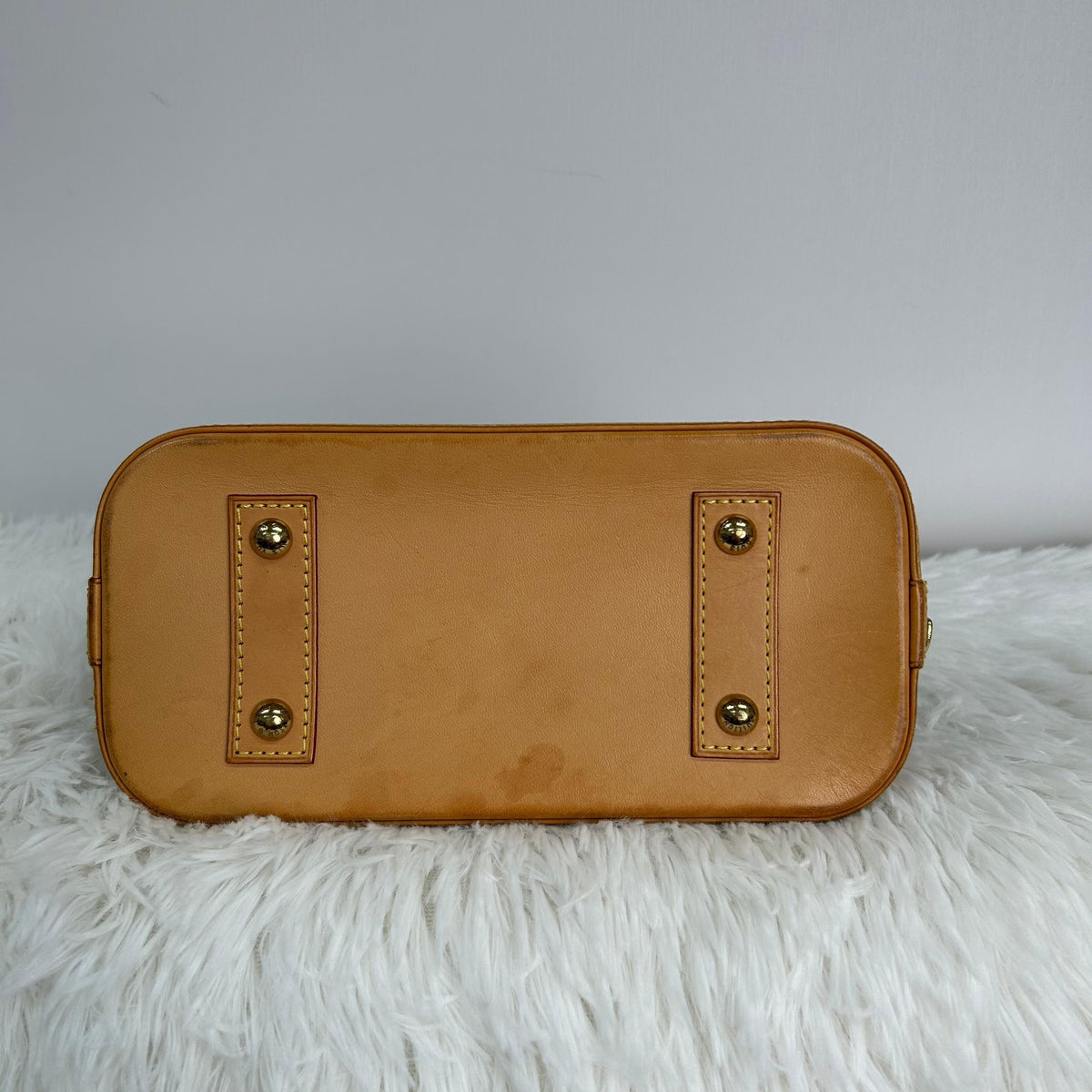 Alma BB Monogram Canvas Handbag