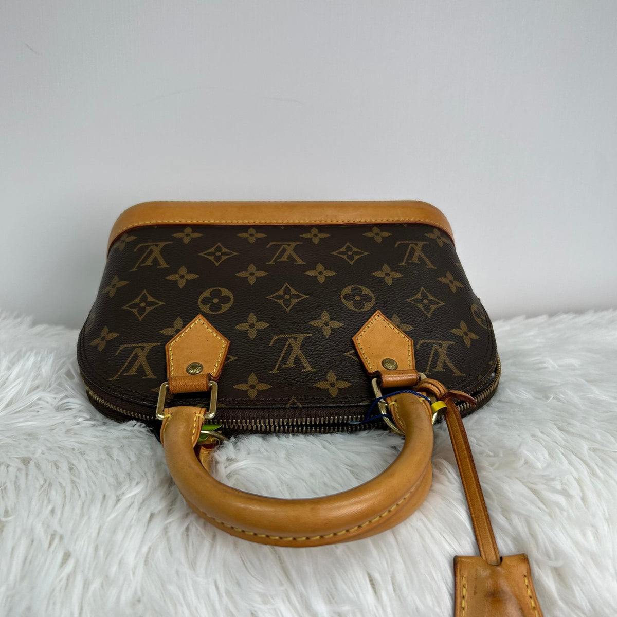 Alma BB Monogram Canvas Handbag