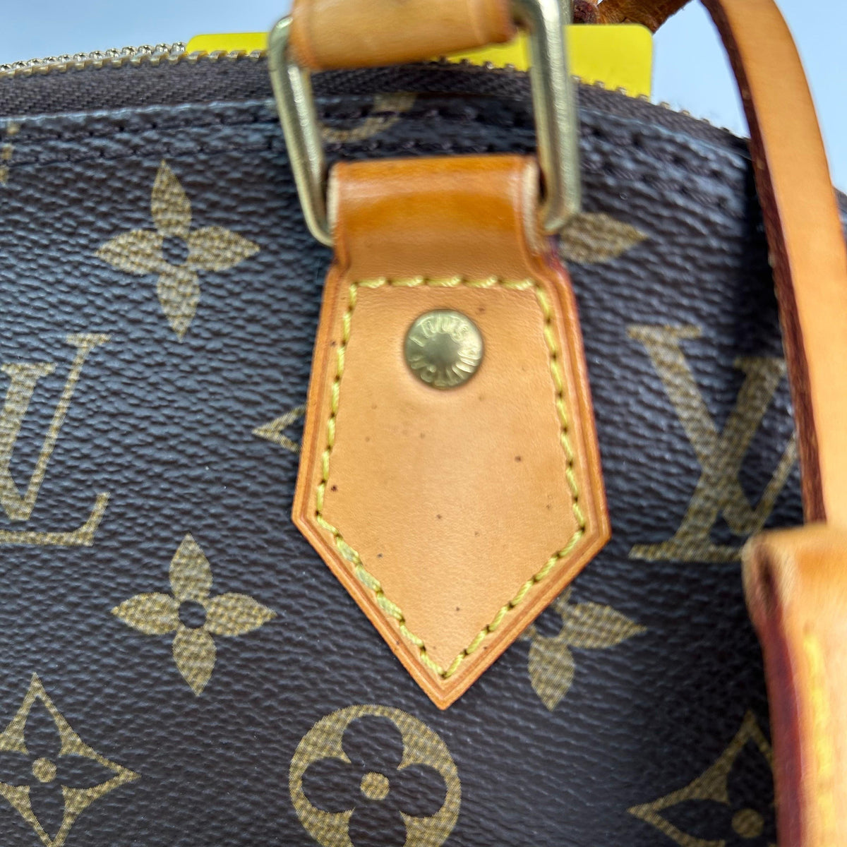 Alma BB Monogram Canvas Handbag