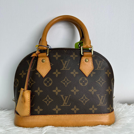 Alma BB Monogram Canvas Handbag
