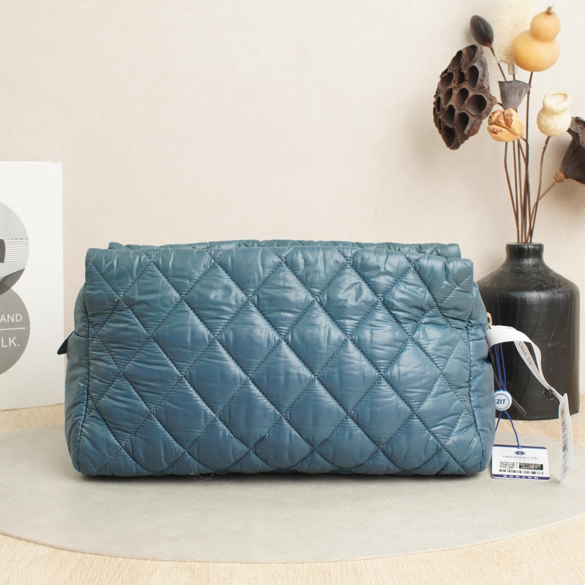 Chanel Clutches & Wristlets Quilted Clutch Bag in Deep Blue