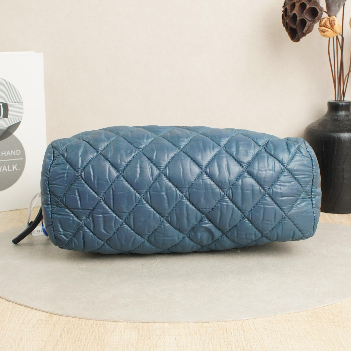 Chanel Clutches & Wristlets Quilted Clutch Bag in Deep Blue