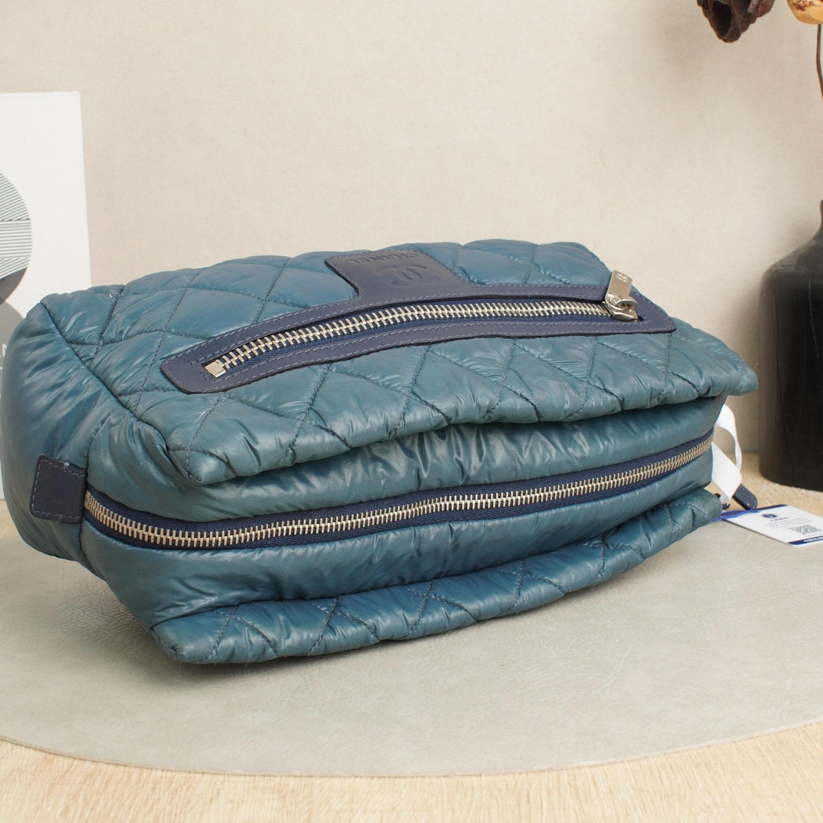 Chanel Clutches & Wristlets Quilted Clutch Bag in Deep Blue