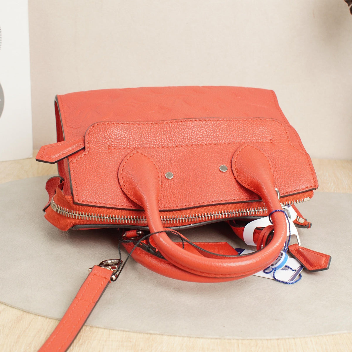 Pont Neuf Mini Monogram Empreinte Bag in Red