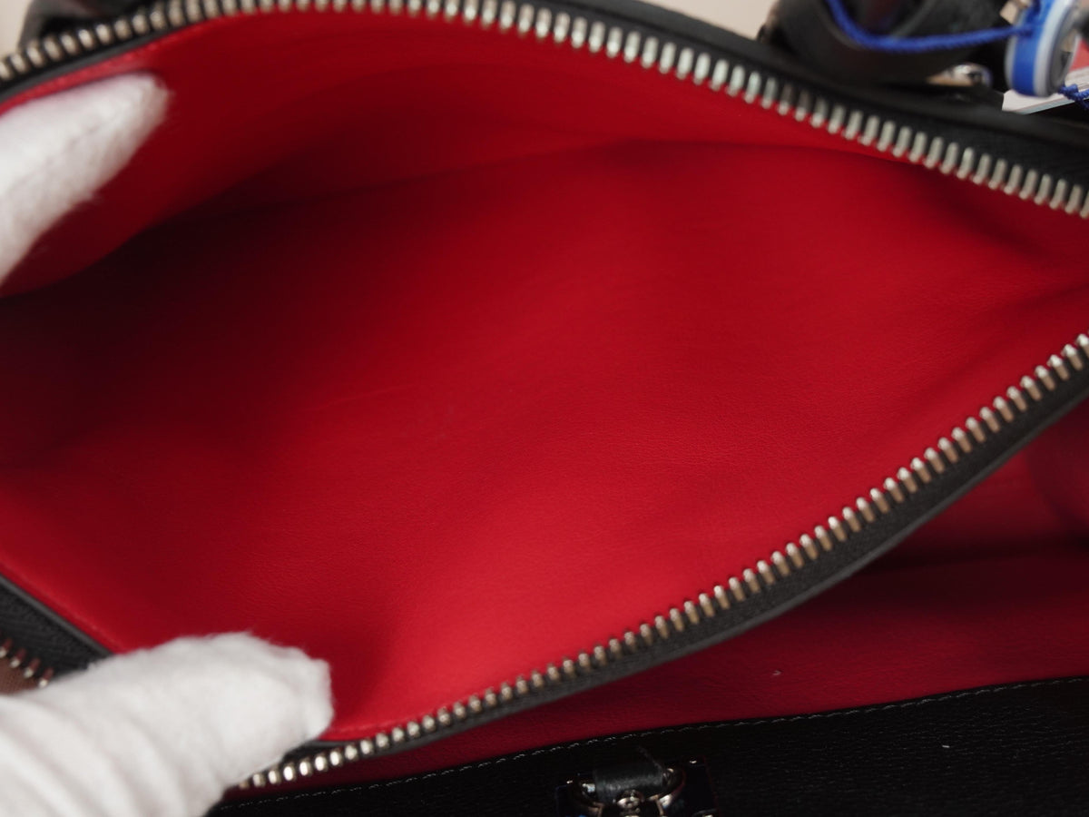 Louis Vuitton City Steamer Bi Color Taiga Leather Handbag