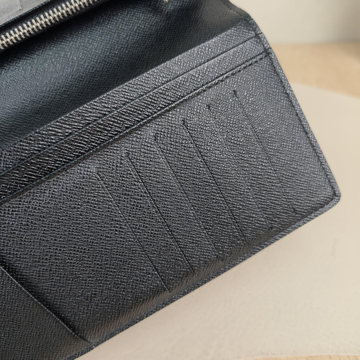 Damier Graphite Long Bi Fold Wallet