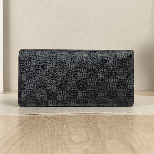 Damier Graphite Long Bi Fold Wallet