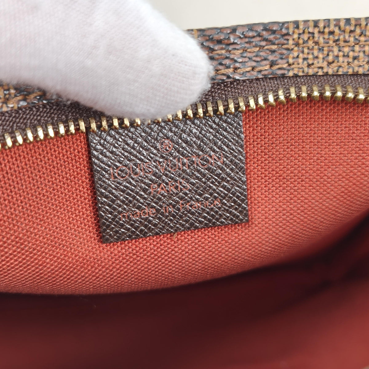 Trousse Makeup Damier Ebene Vintage Pouch